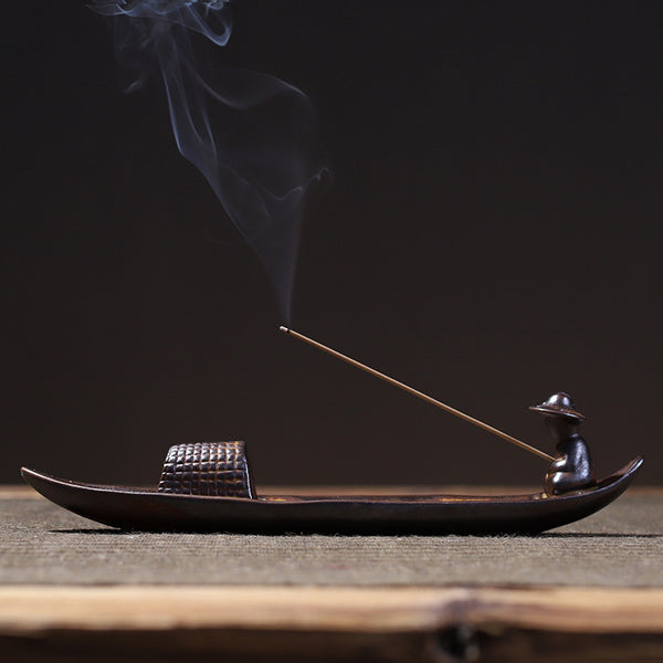 Fishing Boat Incense Holder Incense Stick Holder