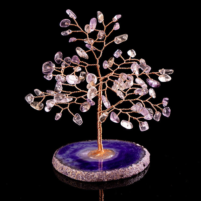 4.3inch Height Tree of Life Statue Crystal Tree