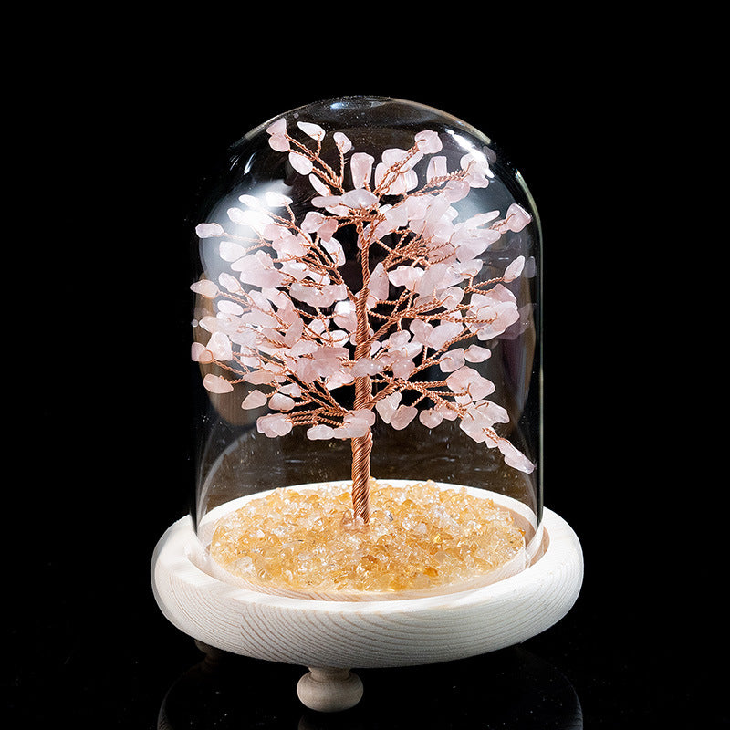 6.3inch Height Lighting Tree of Life Statue Crystal Tree