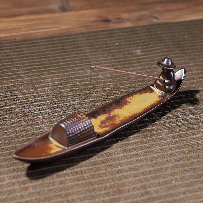 Fishing Boat Incense Holder Incense Stick Holder