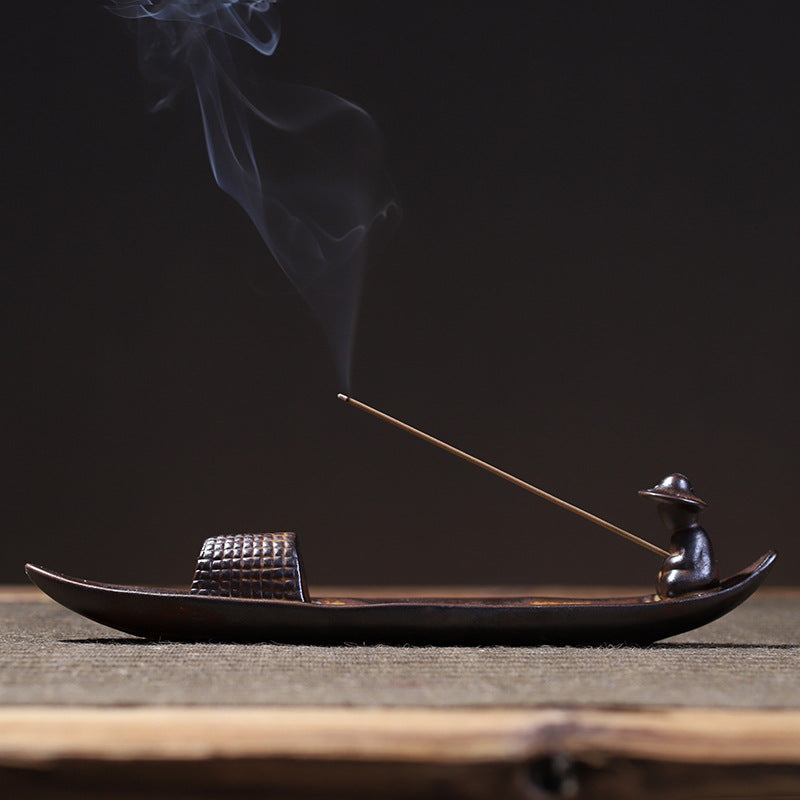 Fishing Boat Incense Holder Incense Stick Holder