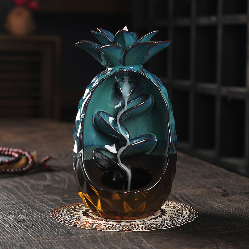 Pineapple Incense Burner Backflow Incense Holder