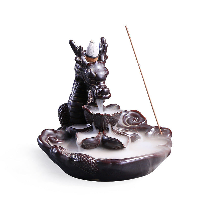 Dragon Incense Burner Backflow Incense Holder