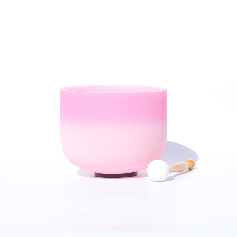 Candy Color Pink Quartz Crystal Singing Bowl