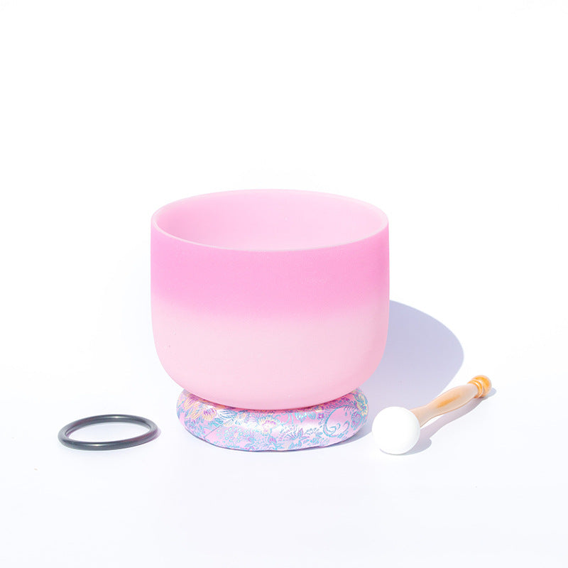 Candy Color Pink Quartz Crystal Singing Bowl