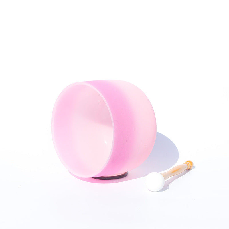 Candy Color Pink Quartz Crystal Singing Bowl
