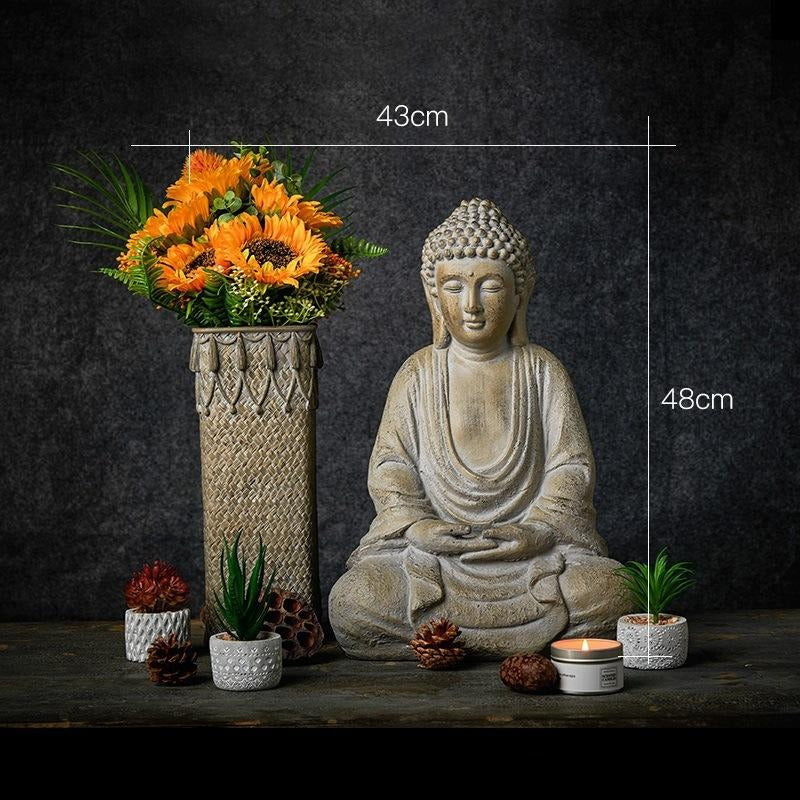 Meditation Statue Garden  Statues Outdoor Decor