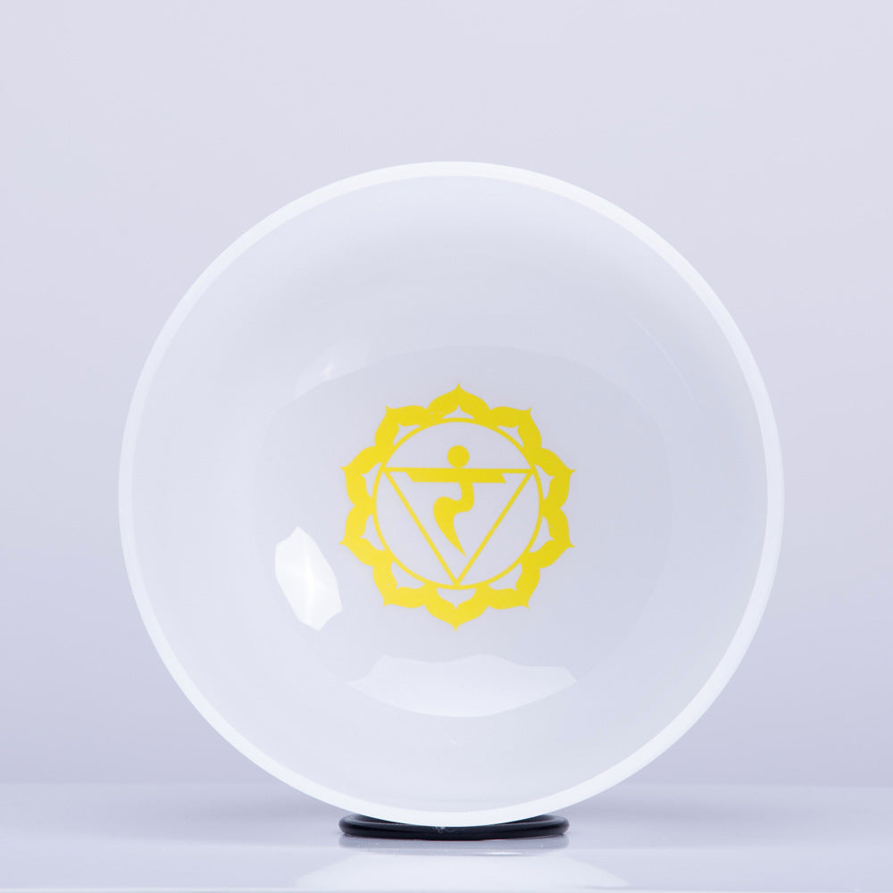 7 Chakra White Quartz Crystal Singing Bowl