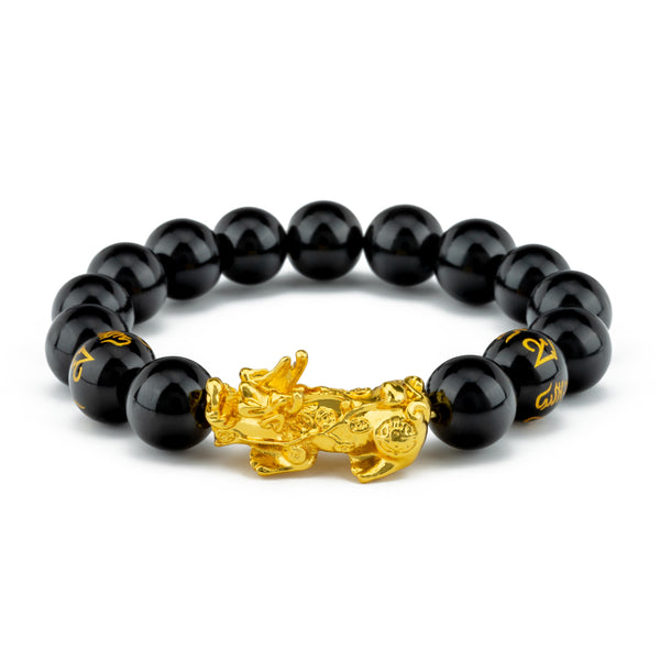 Mantra Obsidian Pi Xiu Bracelet
