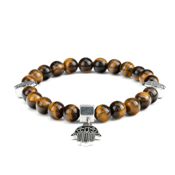 HAMSA Tiger's-Eye Bracelet