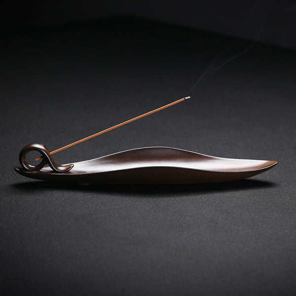 Leaf Incense Stick Holder