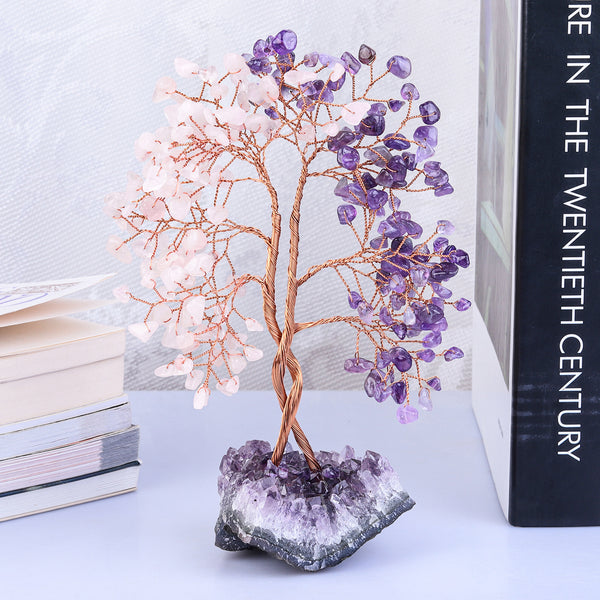 6.5inch 2 Color Healing Crystal Tree Of Life