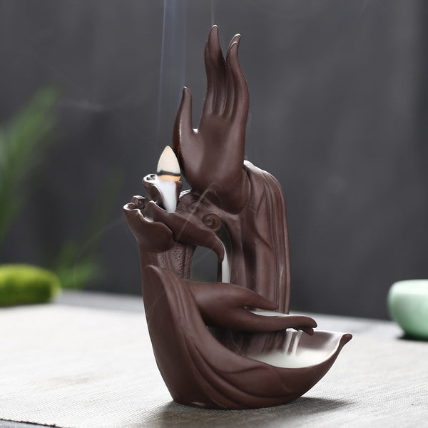 KuanYin Hand Ceramics Incense Burner