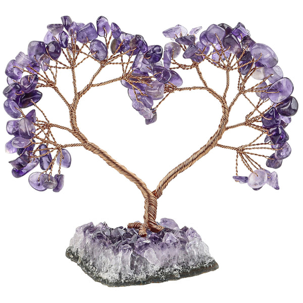 5inch Love Heart Crystal Tree Of Life